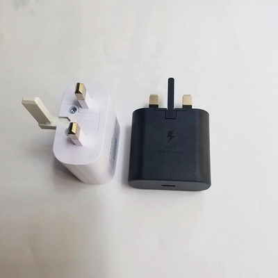 PD 3.0 PPS Wall Charger  UK Mains 3 Pin Foldable Plug Adapter USB C Power Adapter